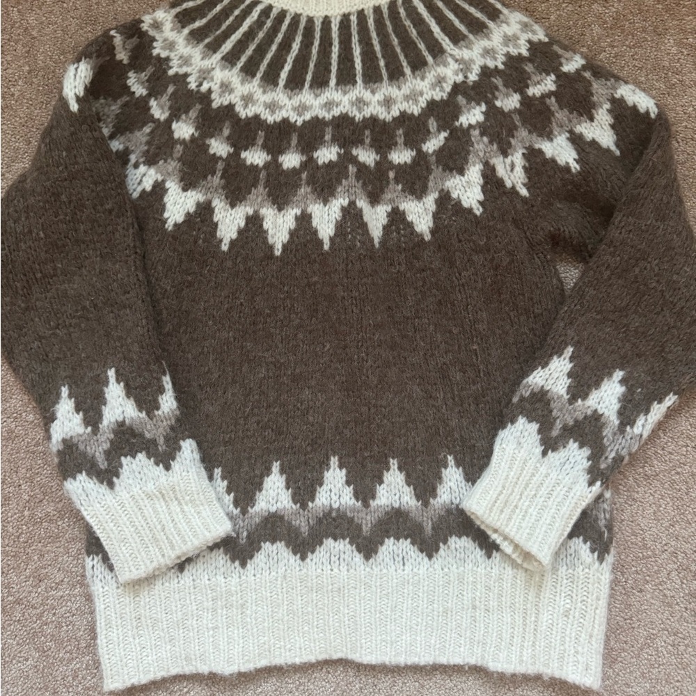 Frame alpaca/nylon sweater. Oversized